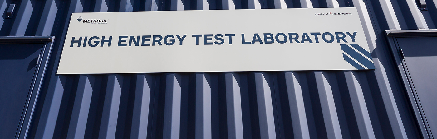 Front of Metrosil High Energy Test Laboratory 